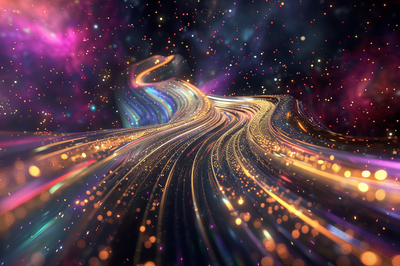 What a Spireway might look like as it twists towards a World.