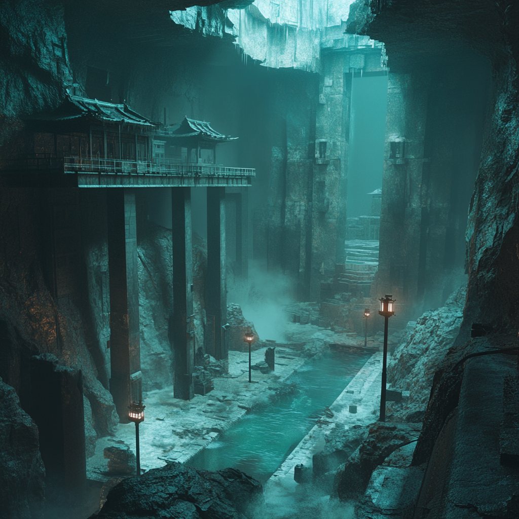 A hidden hideout of the nomads of the Chorus, seeking shelter from the horrors of the Skorch.