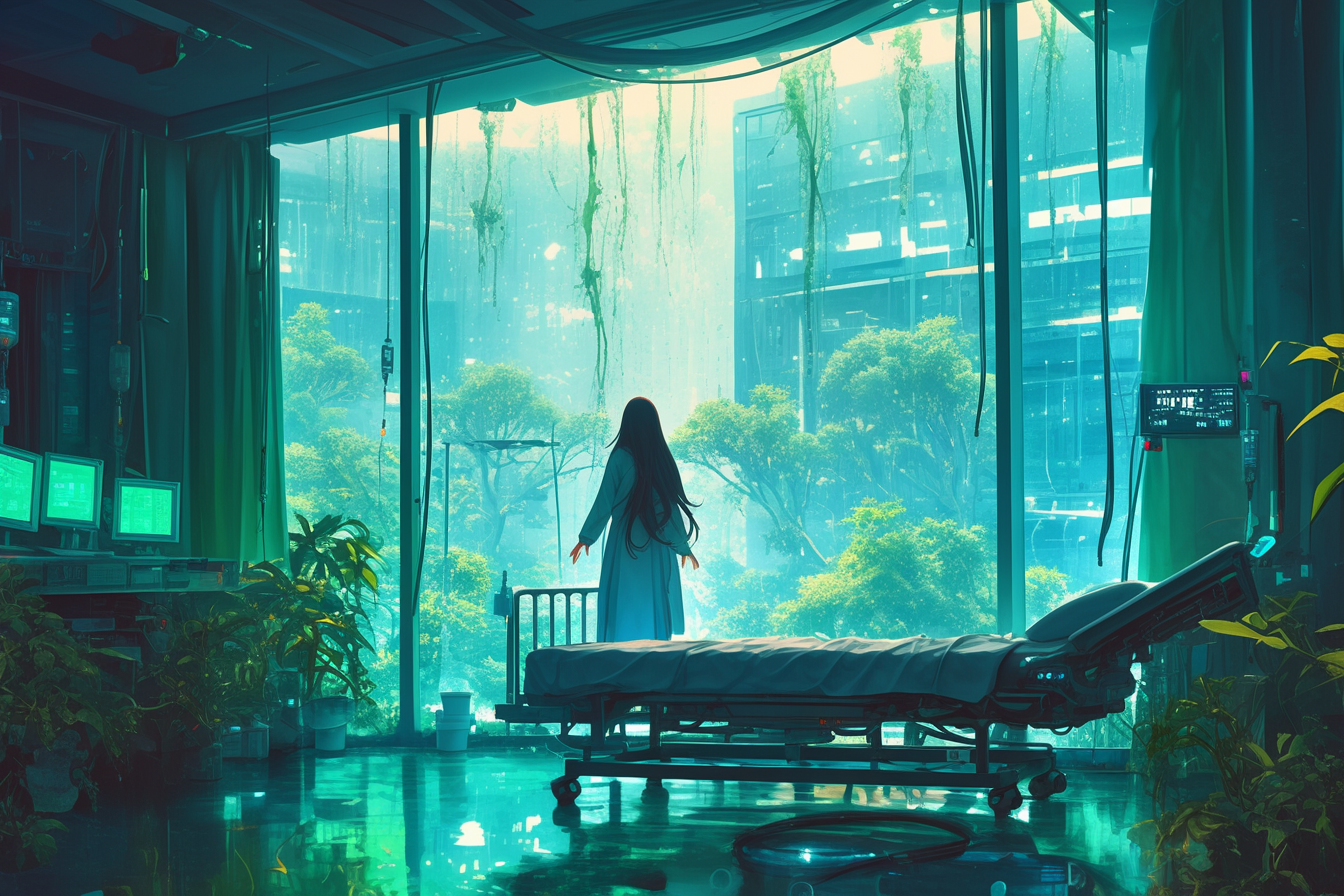 The 'hospitals' of Everendel are designed, like the rest of the Road of Recovery, to promote healthy habits and behavior, whatever your species might be, so your body may recover properly.