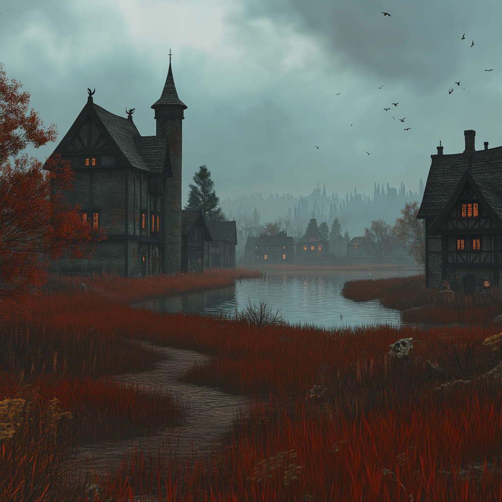 A remote homestead in the Red Marsh. Just as dangerous as elsewhere in Aurborea, but for different reasons...